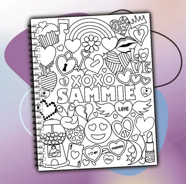 Color My Cover Personalized Sketch Book