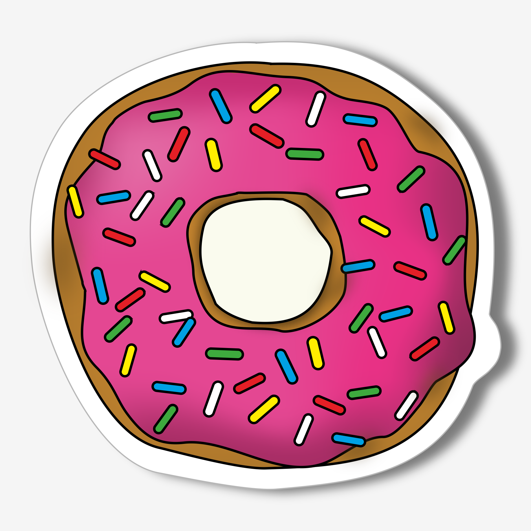 Donut stickers